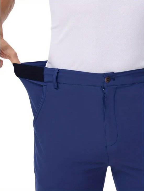 Bovista Golfbroek Heren - Golfkleding - Golfen - Golf Accessoires - Nette Pantalon - Blauw M - Maat 48 van Bovista — afbeelding 5