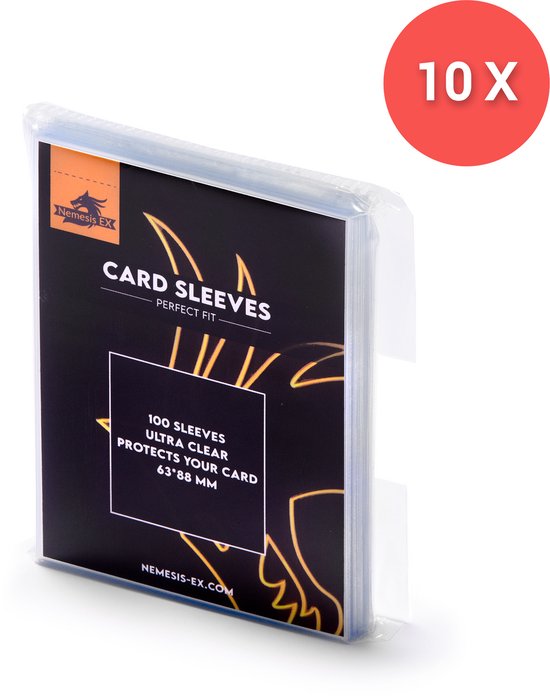 Nemesis EX - Perfect Fit Sleeves - 100 sleeves - Pokemon, Yu-Gi-Oh, One Piece en... | bol Nemesis EX - Perfect Fit Sleeves - 100 sleeves - Pokemon, Yu-Gi-Oh, One Piece en... | bol