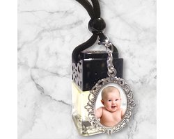 Autoparfum met Fotolijstje - 8ml - Vanille Orchids - Traditional Ritual Overseas - Auto parfum - Auto Luchtverfrisser - Auto Geurverfrisser - Valentijnsdag - Vaderdag - Moederdag - Verjaardagscadeau - Cadeau man - Autogeurtje - Sleutelhangers