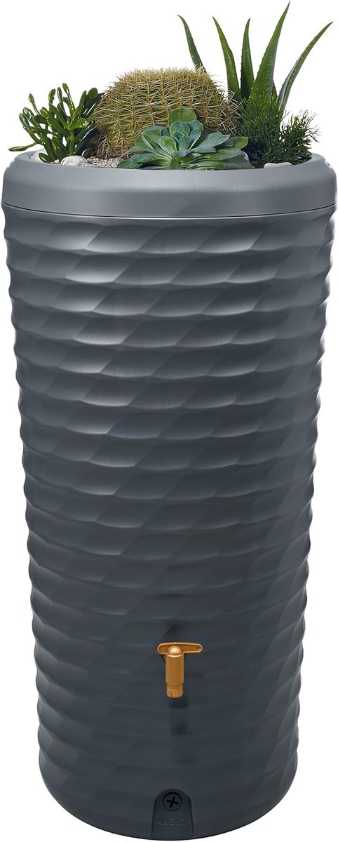 Garantia récupérateur d'eau Jolie 2 en 1 - 230 liter - avec jardinière et robinet