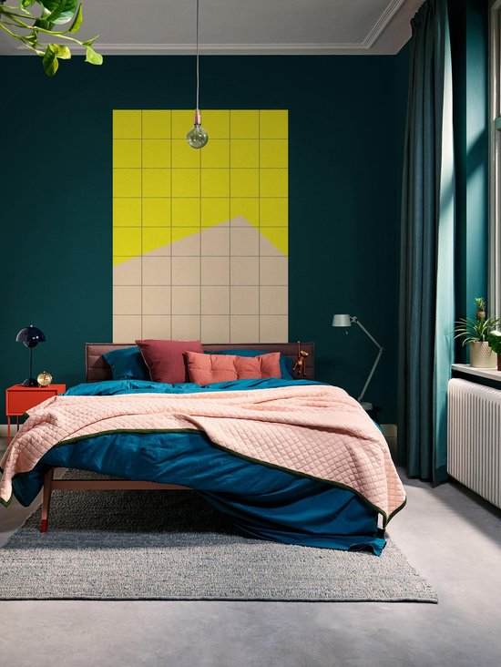 IXXI Color blocking - Yellow Beige - Décoration murale - Abstrait - 80 x 100 cm