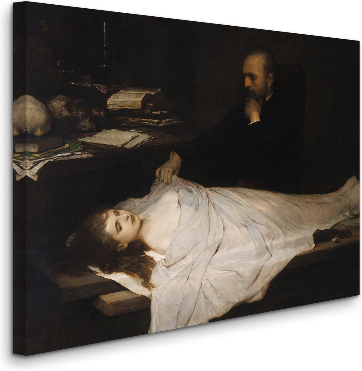 Gabriel von Max - The Anatomist - De Anatomist (1869) - 2:3
