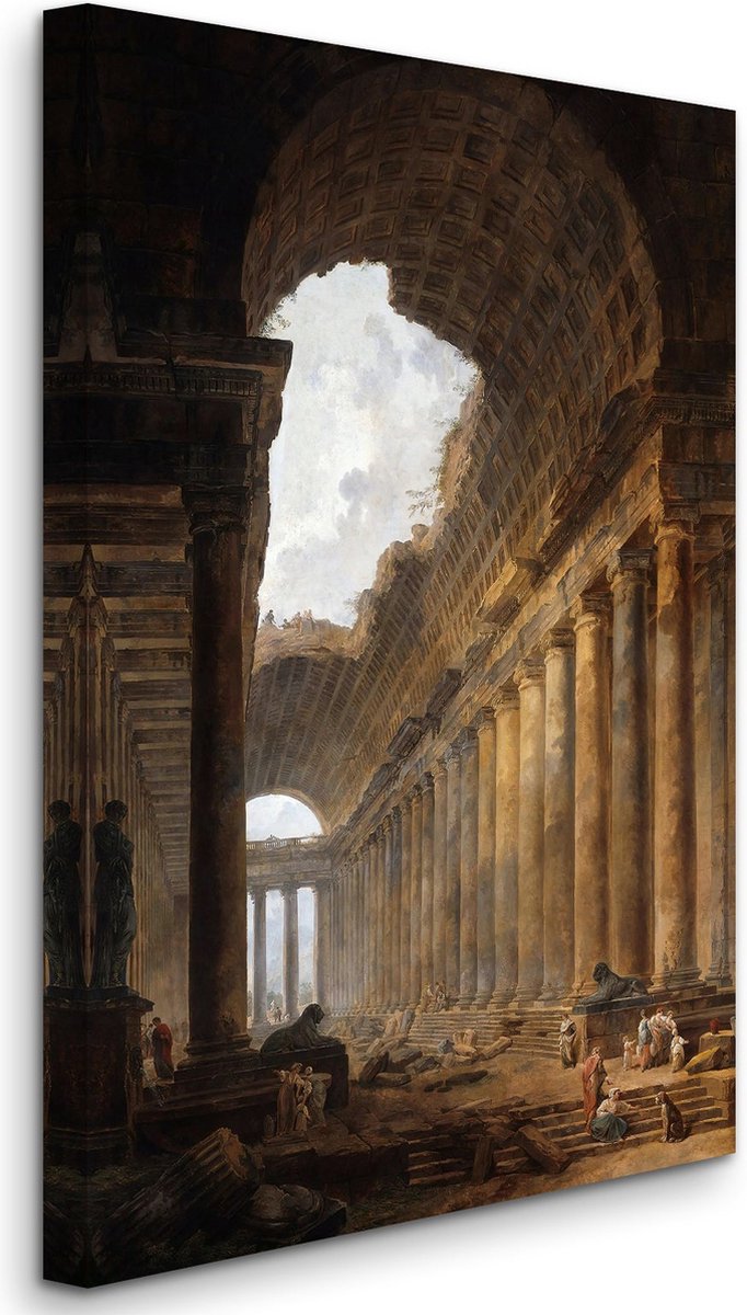 Hubert Robert - The Old Temple - De oude tempel (1787) - 3:2