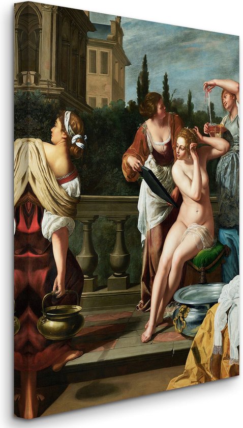 Artemisia Gentileschi - Bathsheba in the Bath, Bathseba in Bad (1650 ...