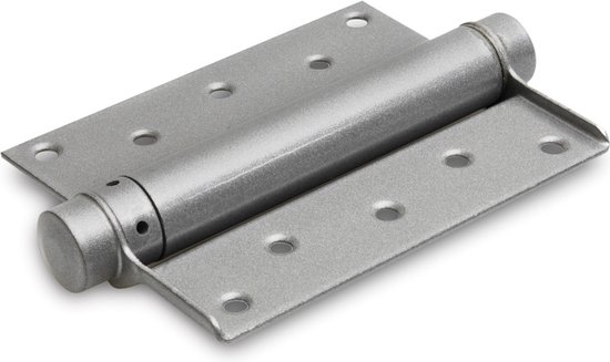 Charnière Bommer simple effet 36/150 mm, Gris argent