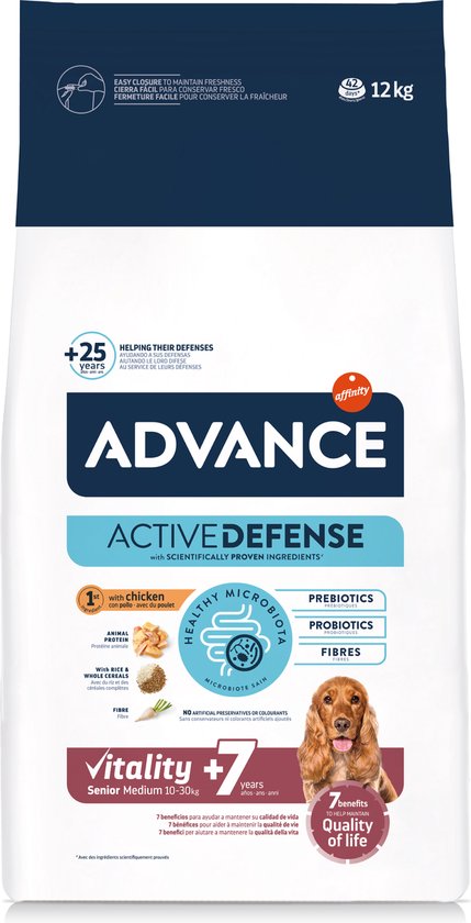 Advance - Medium Senior 12 kg Hondenvoer