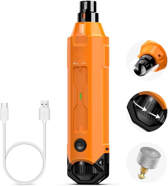Dabé Pets - Elektrische Nagel Vijl voor Huisdieren - Knipper - Schaar