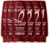 L'Oréal Paris Elvive Full Resist Conditioner - Versterkende Conditioner Voor Breekbaar Haar - Met Aminexil + Biotine - 6x200ML