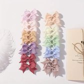 Haarspeldjes - 20 stuks - Strikjes - Meisjes - Leuk Als Cadeautje - Allerlei Kleuren - Goede Kwaliteit