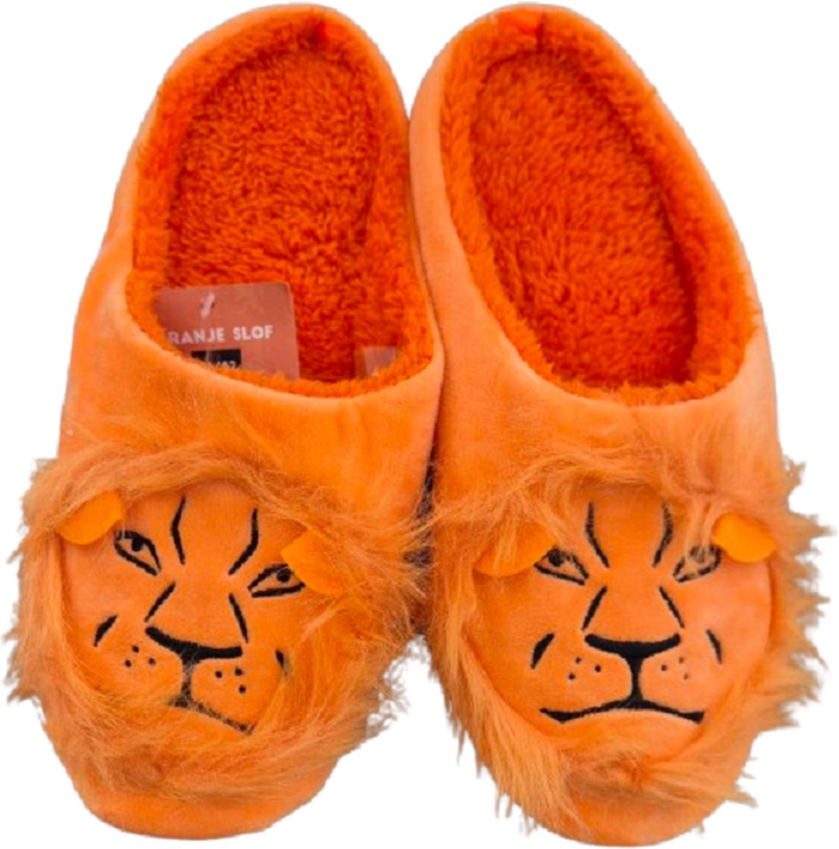 Oranje slof - sloffen - EK voetbal - leeuw - maat 39 / 40 - pantoffels