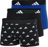 adidas Sportswear 3PK Trunk - Active Flex Cotton - Onderbroek Mannen - zwart/blauw/zwart