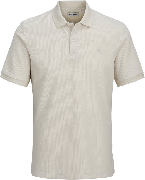 JACK&JONES JJEAUSTIN POLO SS NOOS Heren Poloshirt - Moonbeam Classic