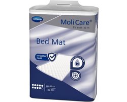 Hartmann Molicare Premium Bed Mat 9 gouttes 60 x 60 cm - 1 paquet de 30 protections