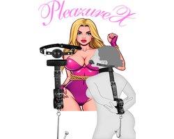 PleazureX - Fetish Series - Bondage set - gag ball - handboeien - anale haak - kwaliteits set - kinky - fetisj - beperkingen