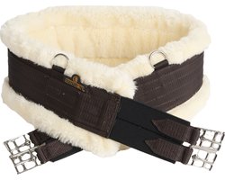 Kentucky Horsewear - Singel - Wol/Bont Bruin - Maat: 140 - Singels paard