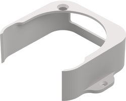 Onder Bureau & Wandhouder geschikt voor Apple Mac mini M4 / M4 Pro / M5 Pro / M6 - Wit - Muurbeugel