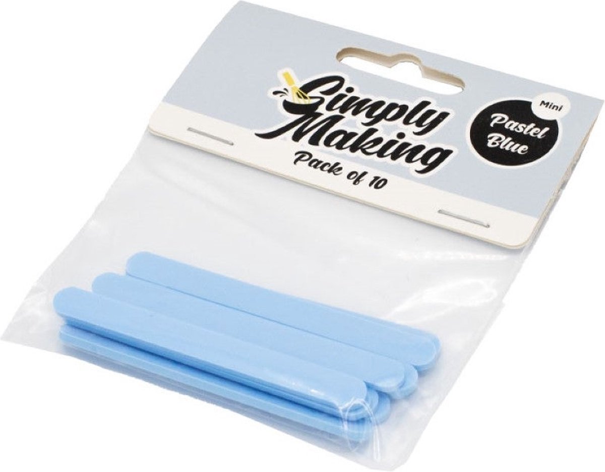 Simply Making Cakesicle Sticks Pastelblauw Mini pk/10