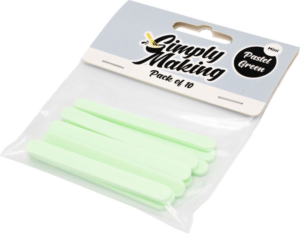 Simply Making Cakesicle Sticks Pastelgroen Mini pk/10