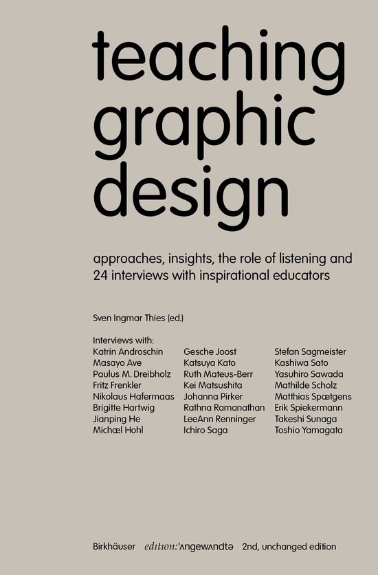 Edition Angewandte- Teaching Graphic Design