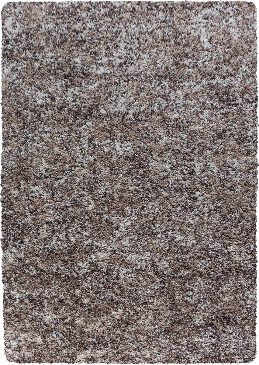 Hoogpolig Vloerkleed | Tapijt | Shaggy | Enjoy | Beige | 120x170 cm