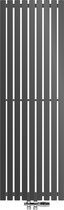 Bol.com Badkamerradiator Stella 480x1400 mm antraciet met vloeraansluitset aanbieding