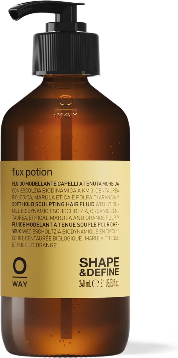 Oway Hair Styling Flux Potion Lotion Soft-Hold Sculpting Fluid 240ml