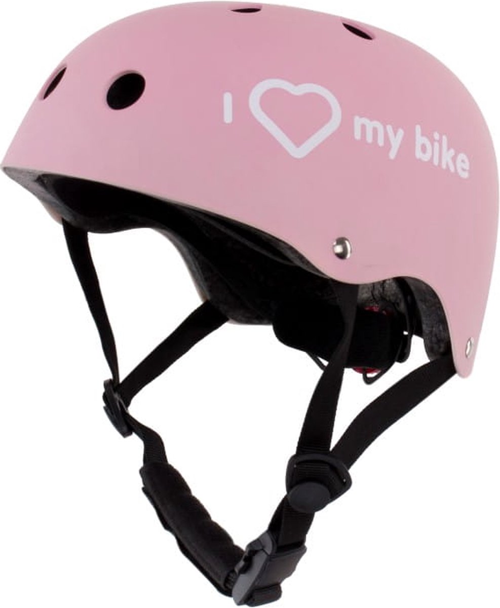 sun baby Fietshelm 2 jaar, kinderhelm maat M (52-57 cm) Roze, met LED licht, Kinder skatehelm voor skateboard, fiets, step en rolschaatsen