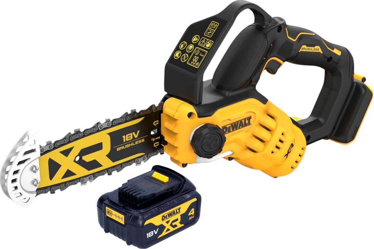 DeWalt DCMPS 520 N accu-snoeizaag 18 V 20 cm borstelloos + 1x accu 4.0 Ah - zonder oplader