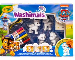 Crayola - Washimals - Hobbypakket - Paw Patrol - Activiteitenset met 4 Puppy's
