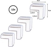Transparant hoekbeschermers 12 Stuks - Optimale veiligheid Baby & Kind - Stootkussens - Hoekbescherming - Tafelpunt bescherming