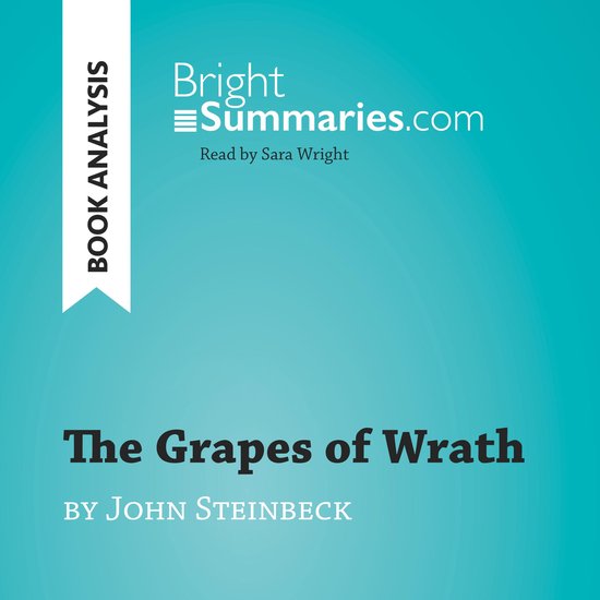 The Grapes of Wrath by John Steinbeck (Book Analysis) - cover