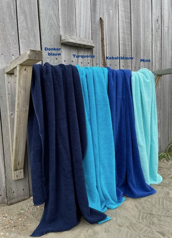 Serviette de plage éponge menthe