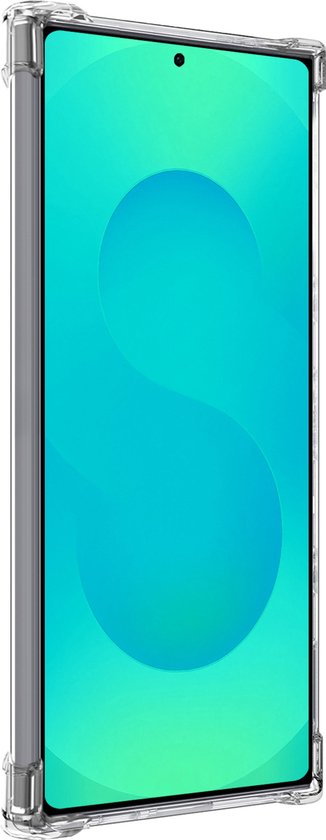 Coque Compatible avec Samsung S25 Ultra Coque Antichoc Siliconen Cover - Coque Compatible avec Samsung Galaxy S25 Ultra Coque Antichoc Back Cover - Transparent - 2 PACK