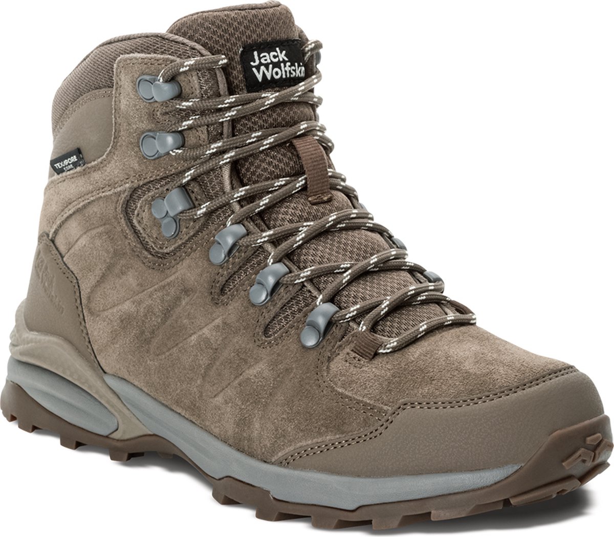 Jack Wolfskin REFUGIO TEXAPORE MID W Dames Wandelschoenen - chestnut - Maat 40