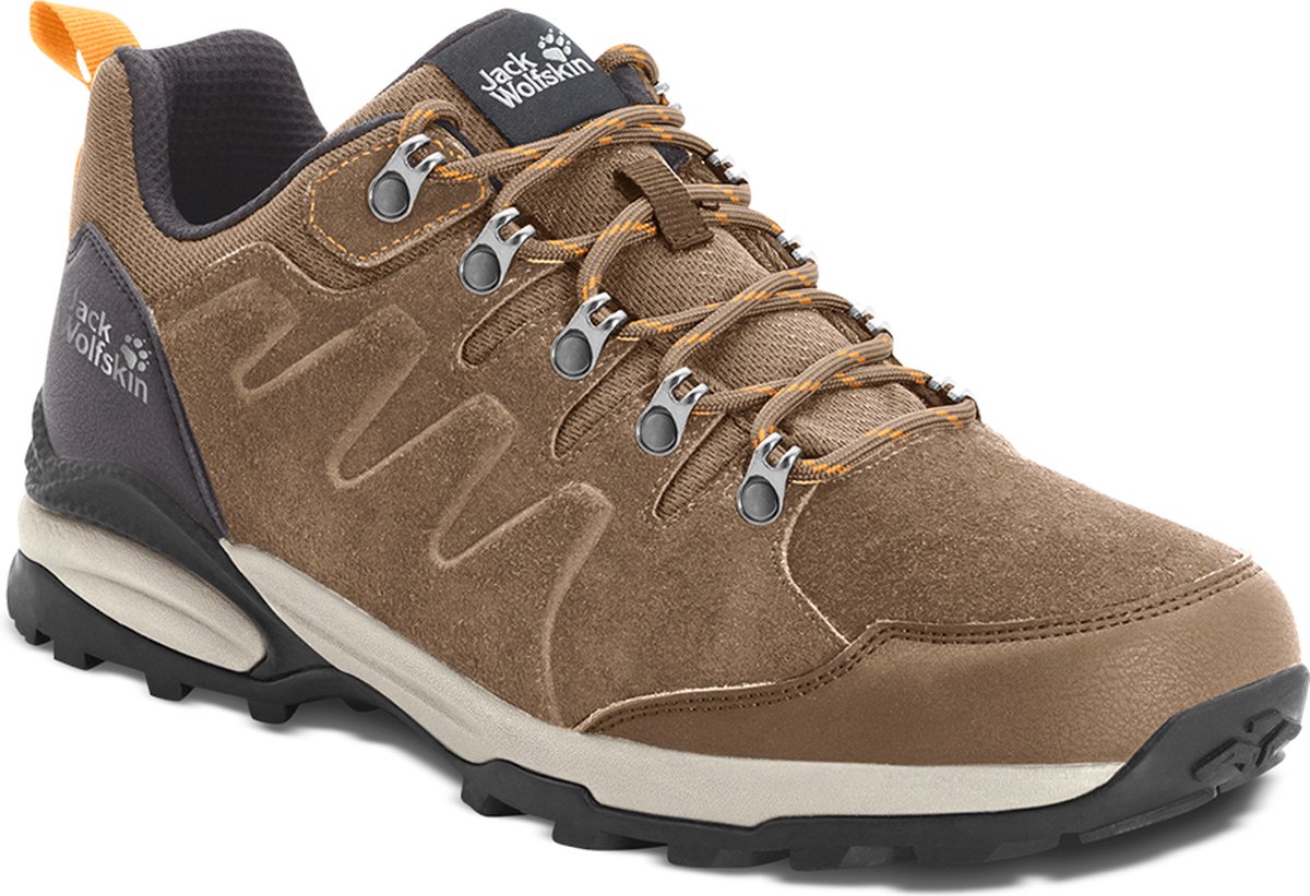 Jack Wolfskin REFUGIO TEXAPORE LOW W Dames Wandelschoenen apricot Bruin