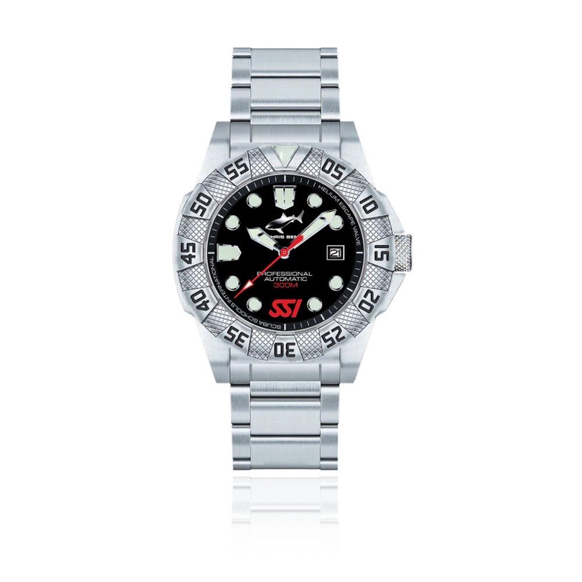 Chris Benz - CB-300A-SSI-MB - Polshorloge - Duikershorloge - Heren - Automatisch - Deep 300M SSI