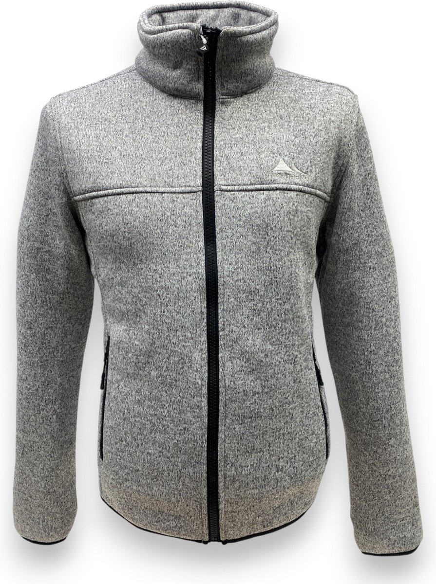 Nordberg Fleece Vest Fred melange Grijs