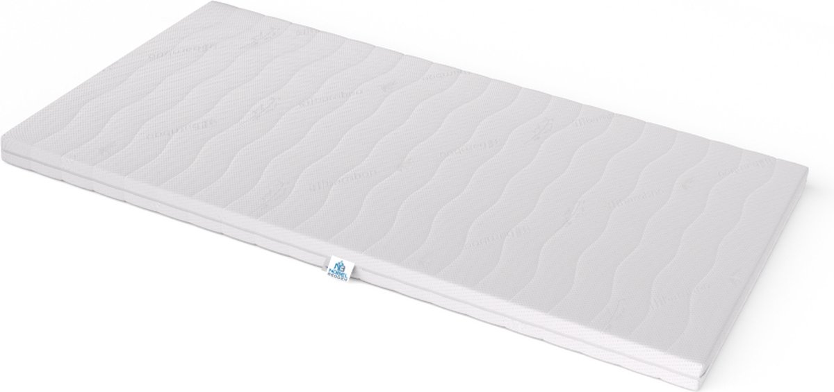Nobel Deluxe - Topmatras - 90x200 - Topper Matras HR Koudschuim - Hybrid - Topdekmatras - 7cm - Afritsbaar Wasbaar Tijk - Orthopedisch Purschuim - 4 Seizoens Topper Hotel XL