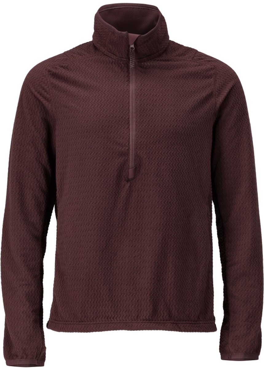 Mascot Customized Microfleece trui met korte rits 22703-639 - Bordeaux - XL