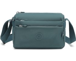 Bagwise® Kleine Schoudertas - Crossbodytas - Dames - (23cm x 16cm x 10cm) 1006 Groen Bagwise® Kleine Schoudertas - Crossbodytas - Dames - (23cm x 16cm x 10cm) 1006 Groen