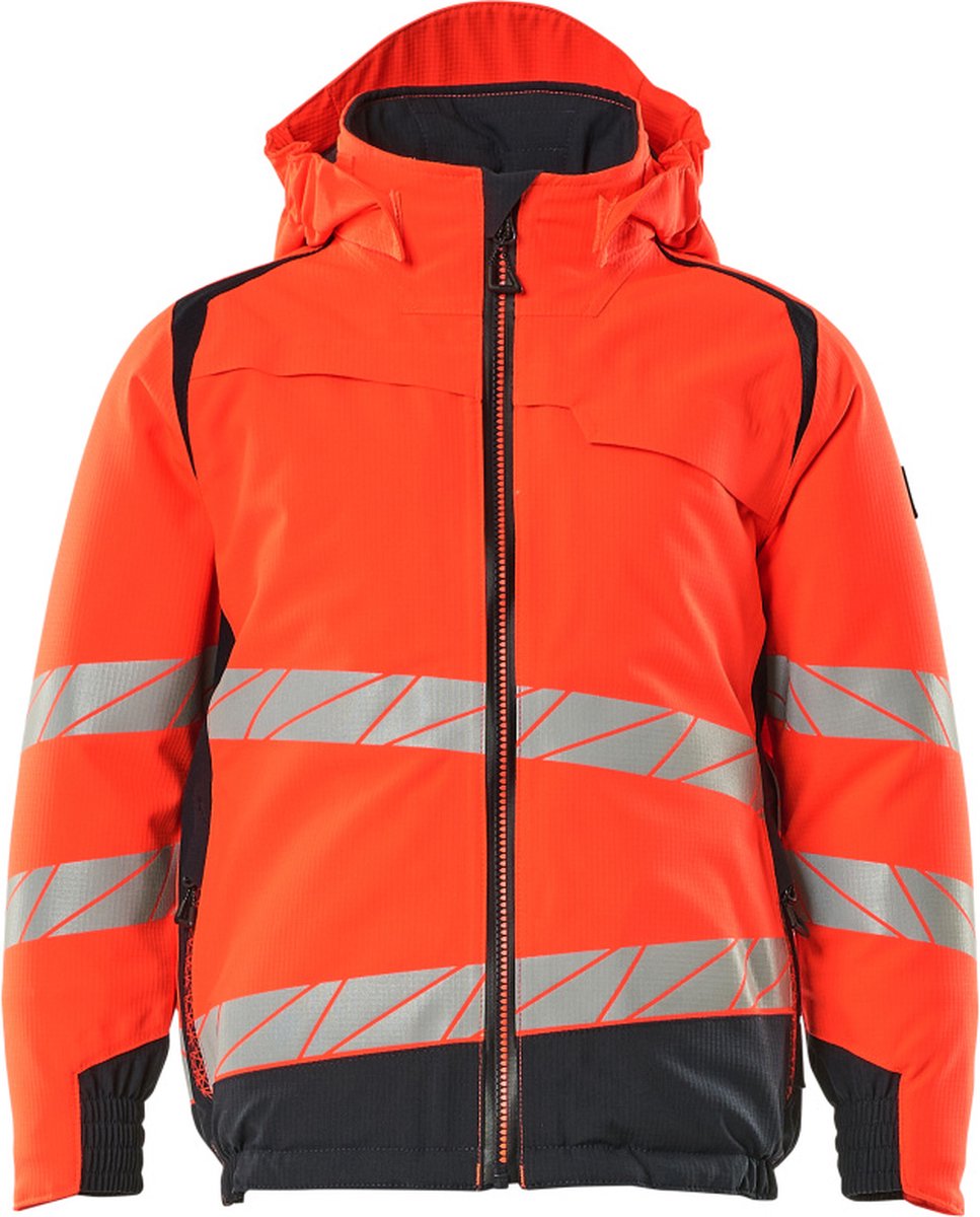 Mascot Accelerate Safe Winterjas voor kinderen 19935-449 hi-vis /donkermarine Rood