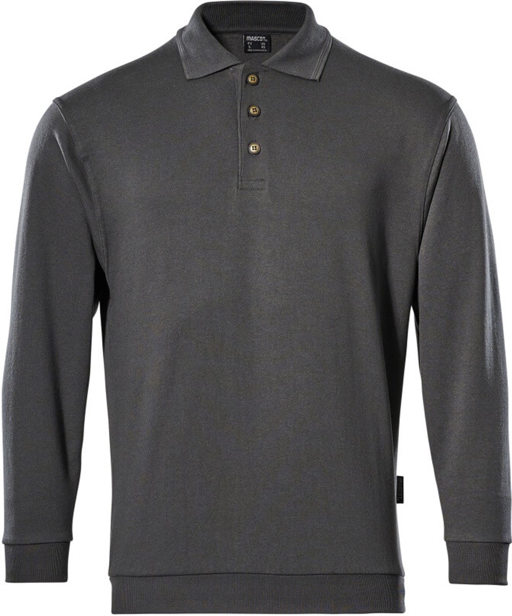 Mascot Crossover Polosweatshirt 00785-280 - donkerantraciet - S