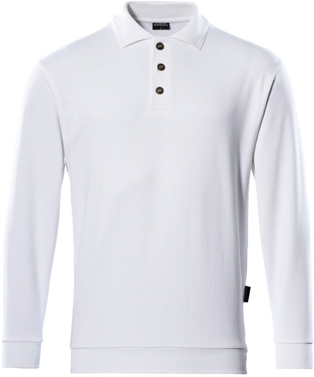 Mascot Crossover Polosweatshirt 00785-280 - Wit - 2XL
