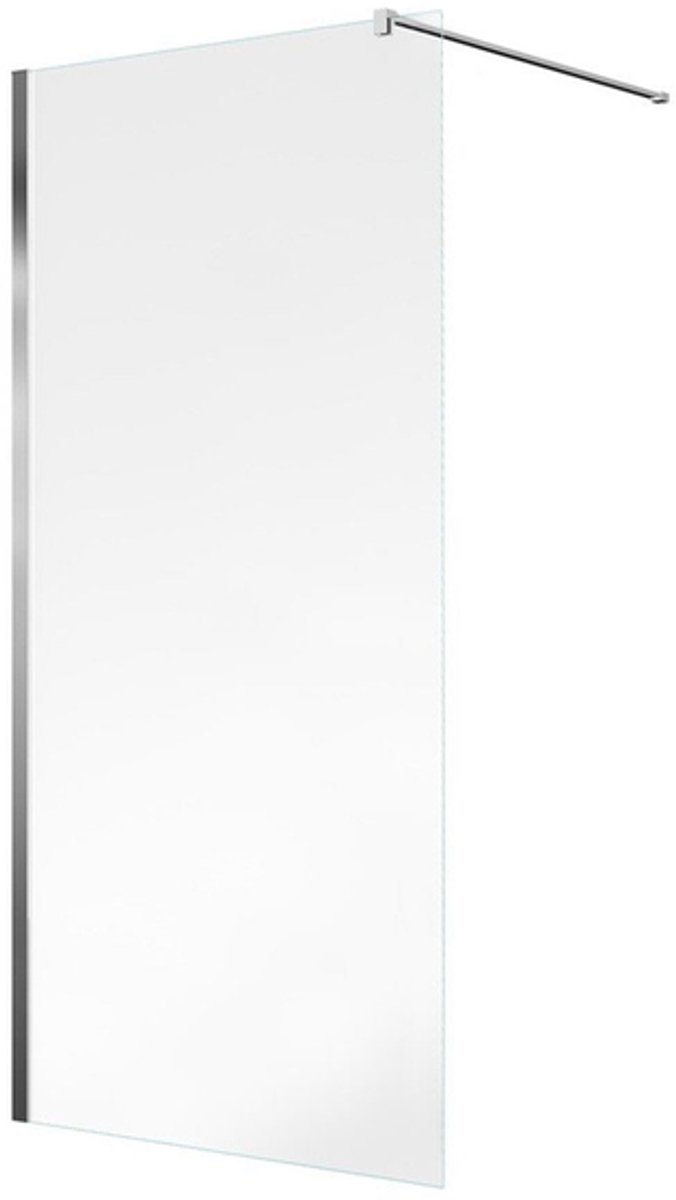 Marenza Bellini Inloopdouche - 140x200cm - helder glas - chroom