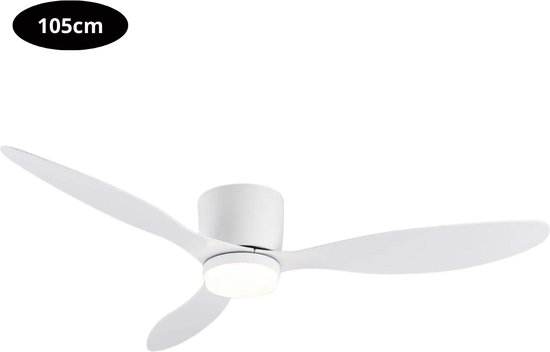 3 Blad Plafondventilator - Moderne LED Ventilator Lamp