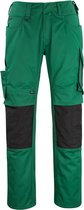 Mascot Unique Broek met kniezakken 12179-203 - Groen/Zwart - C47 - 90