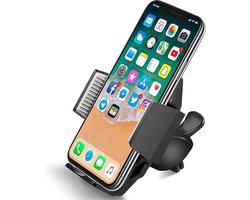 Auto Telefoon Houder Draagbare Ventilatie Auto Universele Verstelbare Hoek voor iPhone X/8/8Plus/6s/6/SE/5/5s SamsungGalaxy S8/S7/S7edge/A5/Note,Nexus,LG - Sony - Android Smartphones