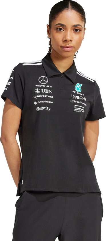 Foto: Adidas performance mercedes amg petronas formula one team polo dames zwart m