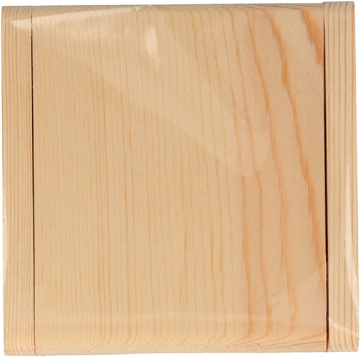 Houten spiegel 8x8 cm - Artemio