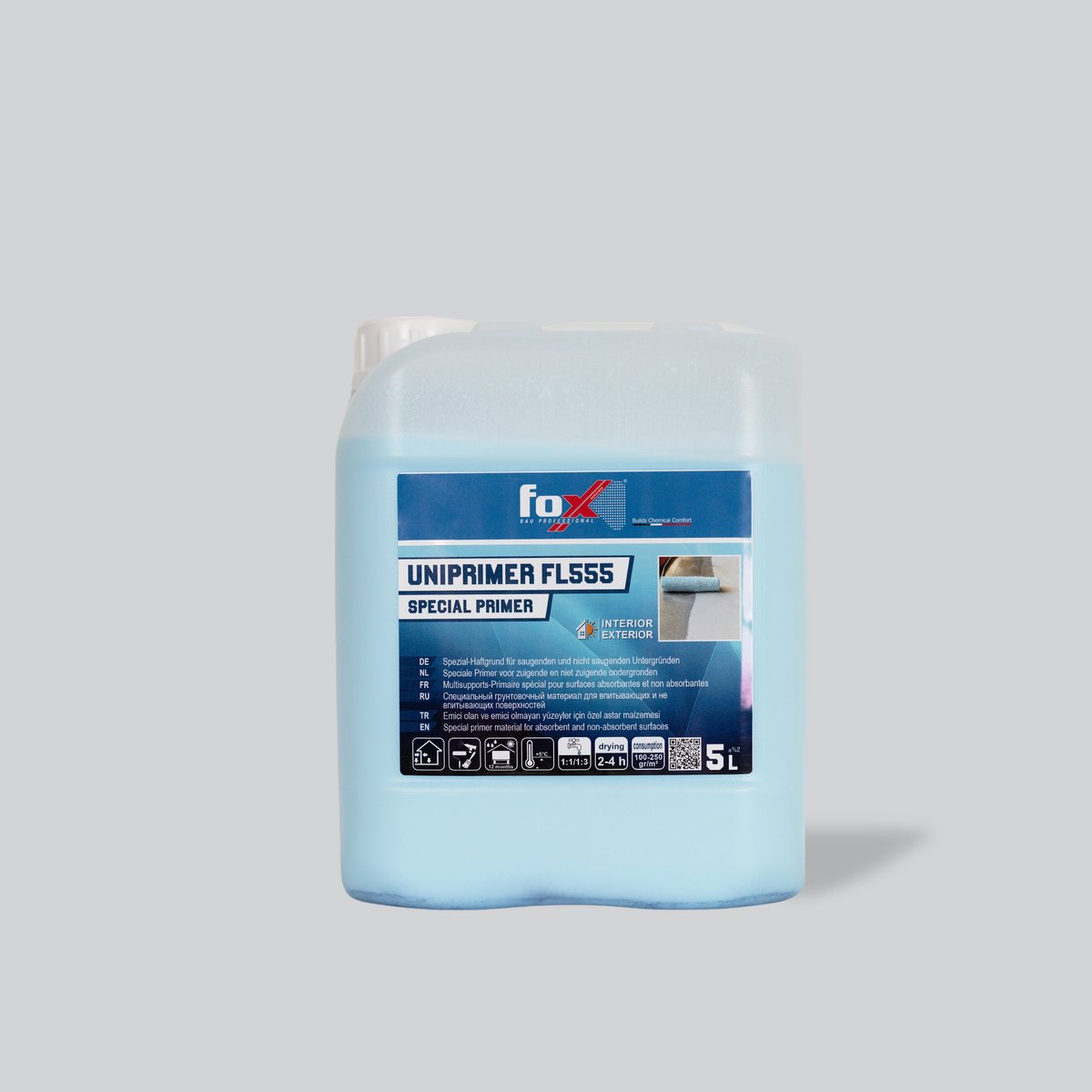 Fox Uniprimer FL555 - tegelprimer - voor tegel - voorstrijk - 1 liter
